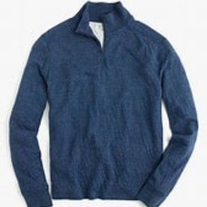 J. Crew Double-Knit Half-Zip Pullover